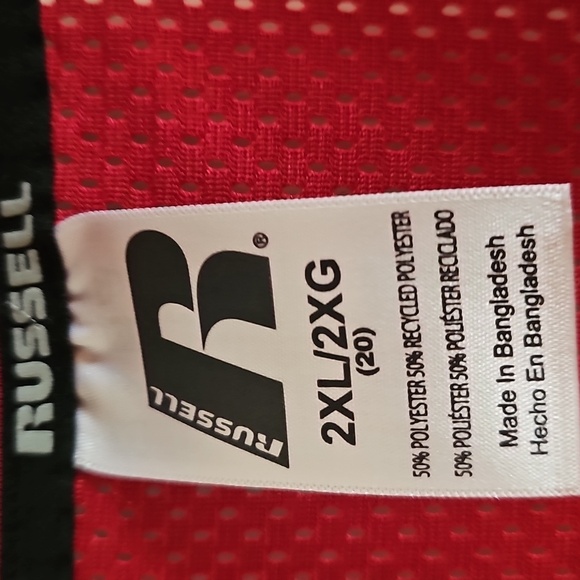 Russell Athletic Alabama Crimson Tide Red Jersey - Picture 4 of 10